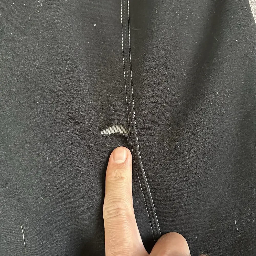 Men's RAB Black Gray Full Zip Up Power Stretch Pro Hoody Hooded Coat Jacket Sz L